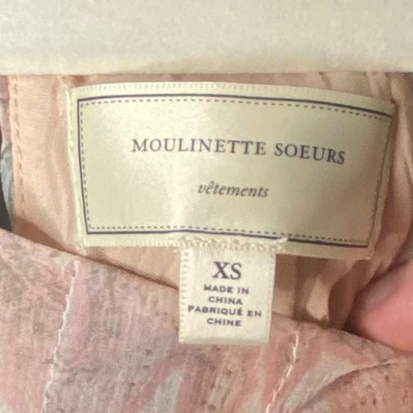 Anthropologie Moulinette Soeurs Sea Star Starfish Maxi Dress Sheer XS - Picture 11 of 14